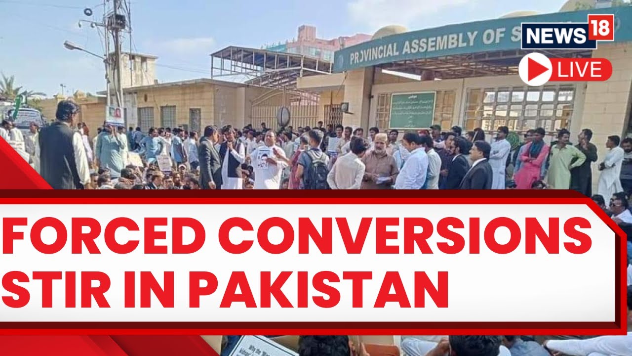 Religious Conversions In Pakistan | March Against Forced Conversions Takes Place | News18 Live