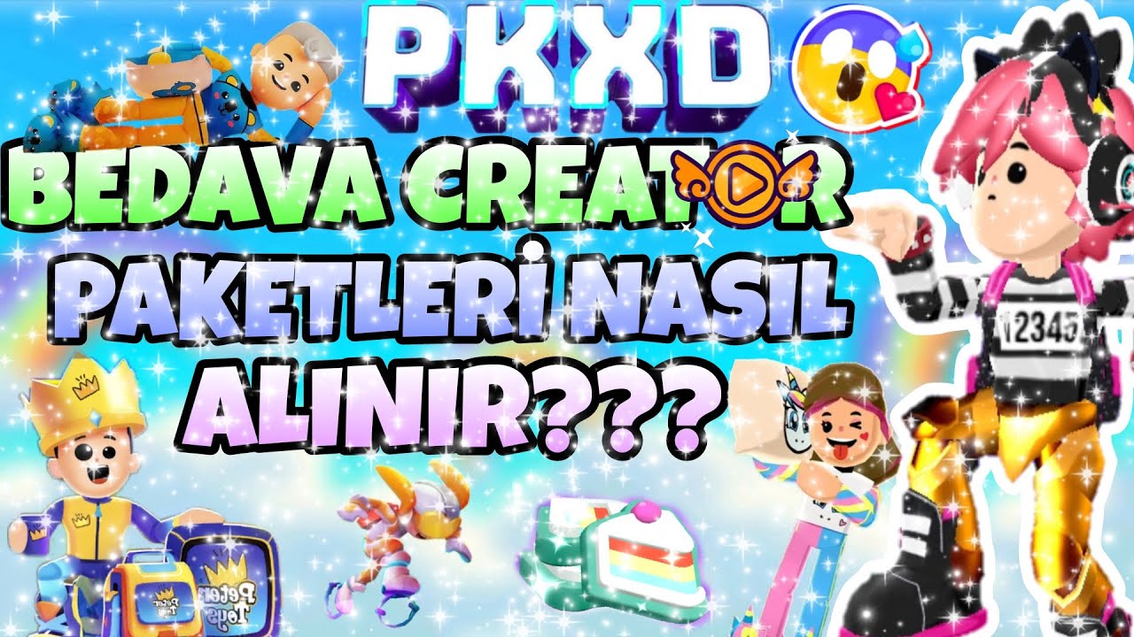 PKXD BEDAVA CREATOR PAKETLERİ//NASIL ALINIR?🏡//PKXD TÜRKÇE🇹🇷//@SwetyXD000 