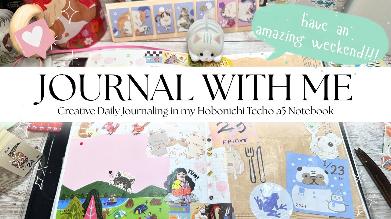 Болтливый журнал со мной // Блокнот Hobonichi Techo A5