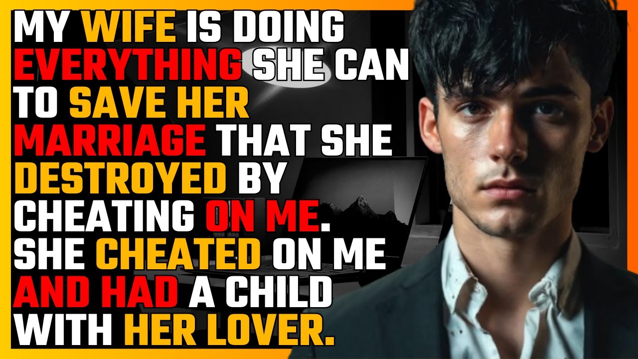 My wife is doing EVERYTHING she can to SAVE her MARRIAGE that she DESTROYED by CHEATING on me
