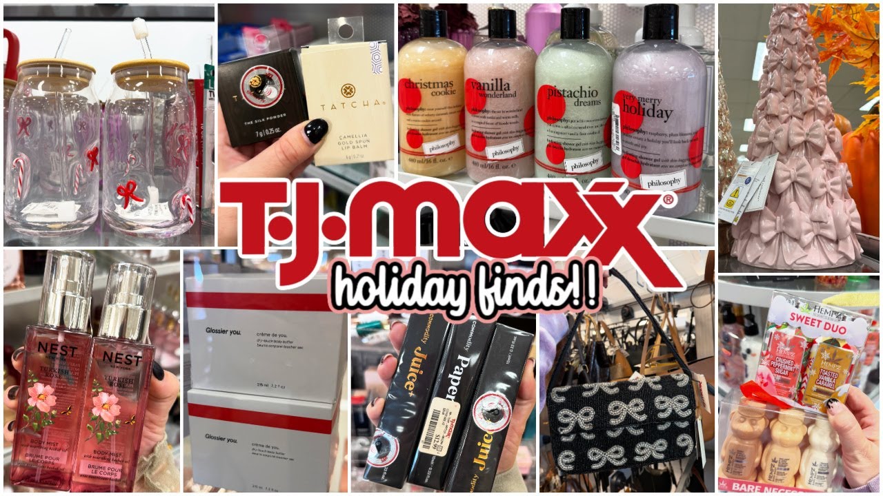 В TJ MAXX НАЧАЛСЯ СЕЗОН ПРАЗДНИКОВ! Новые средства по уходу за телом, ароматы и рождественские ук...