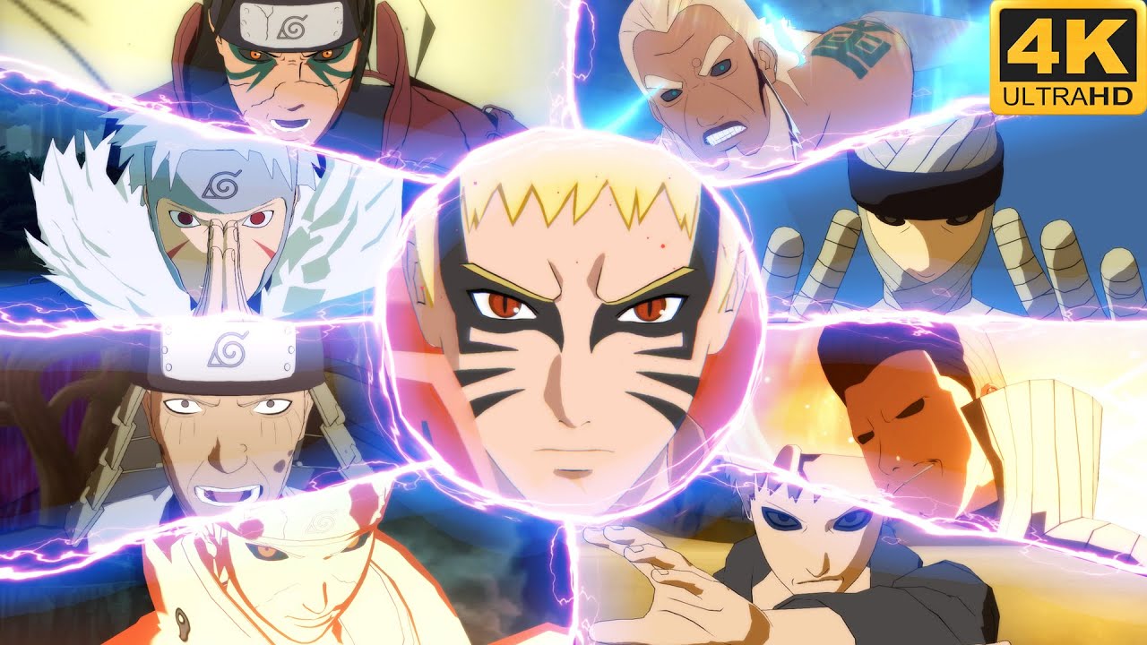 All Kages Ultimate Jutsus & Team Ultimate Jutsus - Naruto Storm Connections | 4k 60FPS
