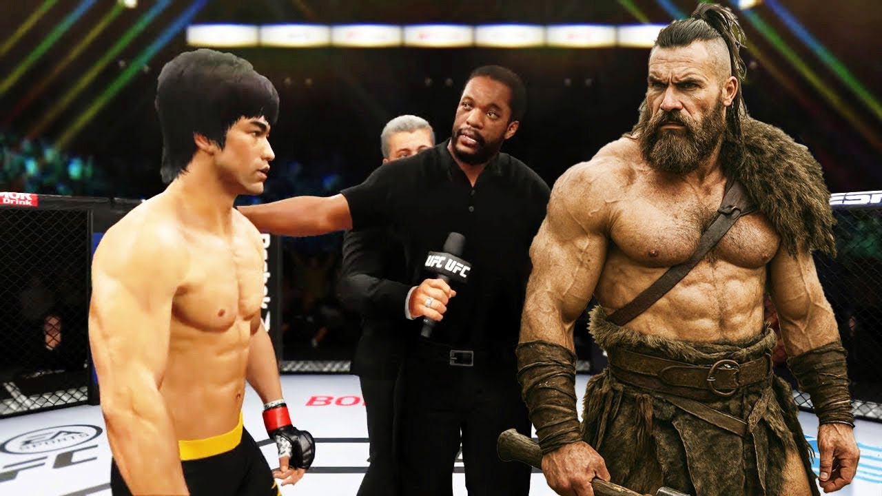 Bruce Lee vs. Barbarian Ultimate (EA Sports UFC 4)
