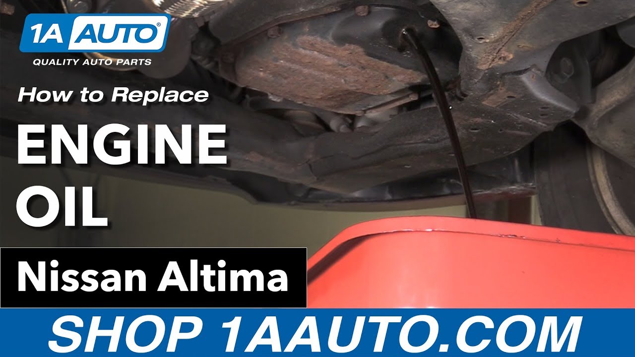 Как заменить моторное масло Nissan Altima 2002-2006 годов