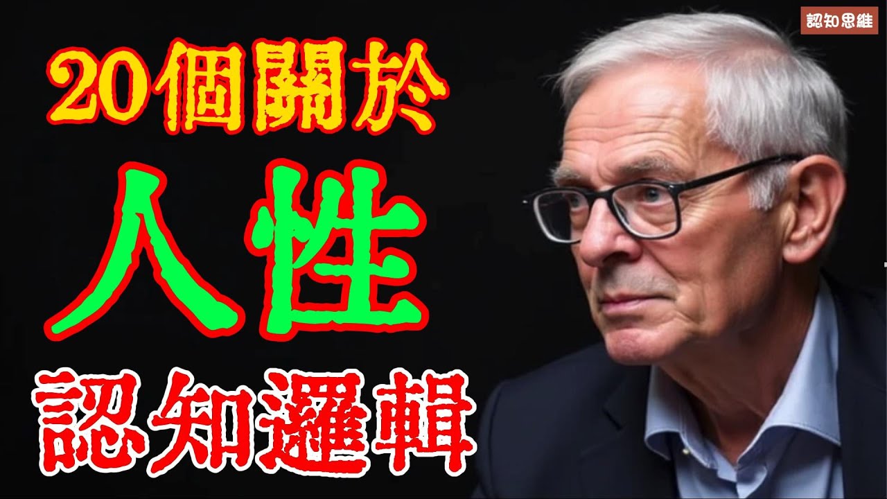 20個關於 人性 認知邏輯 | 認知思維 | #認知 #財富 #認知 #感悟 #人性 #人生 #思考 #智慧 #生活 #語錄 #成功 #认知 #思维
