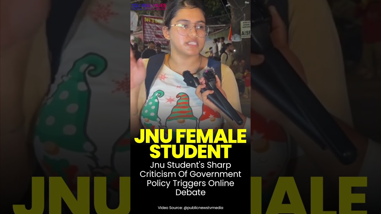 #jnu #femalestudent Condemns #pmmodi Foreign Policy Decisions Online 🚨 #PoliticalDebate #news #viral