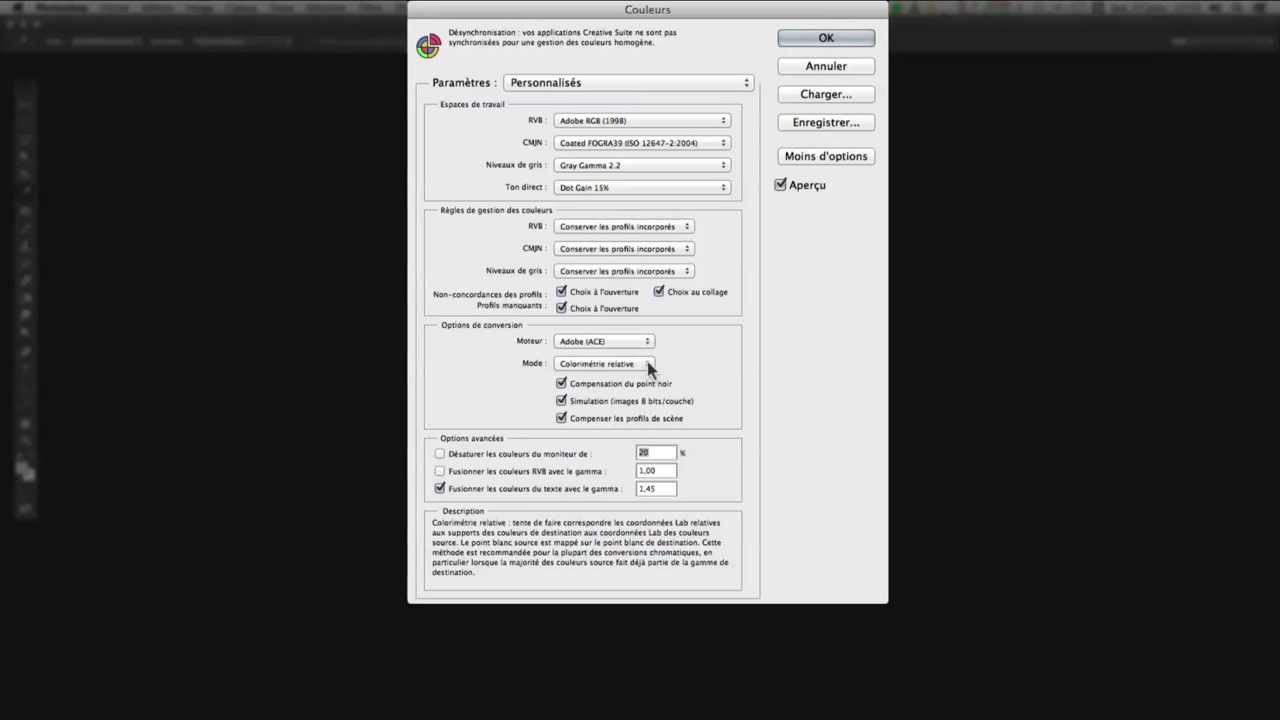 Comment régler les préférences couleurs de Photoshop  ? À quoi ça sert ?