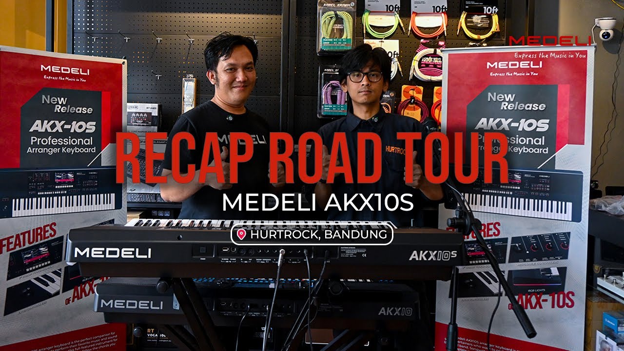 Road Tour Medeli AKX10S – Hurtrock Musik Bandung