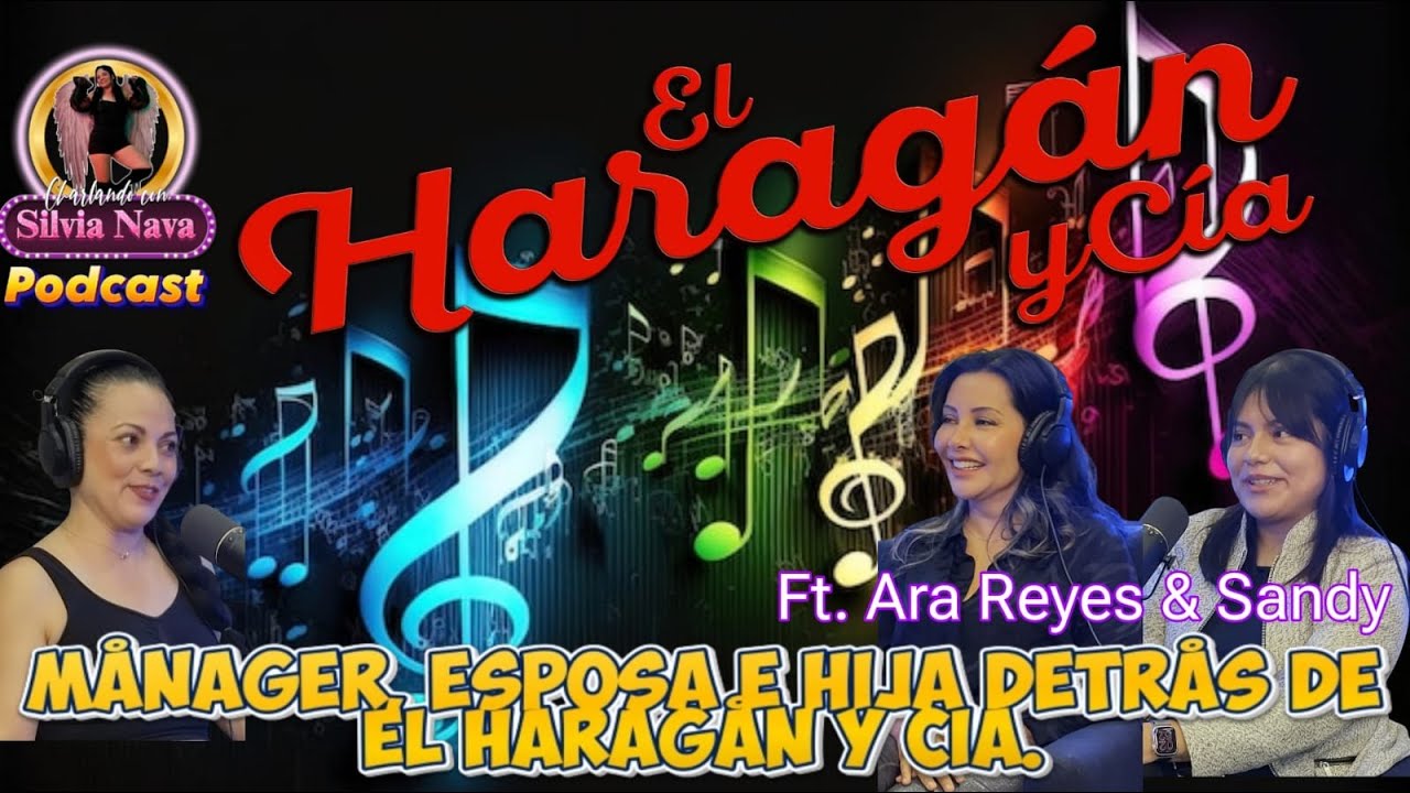 Manager, esposa e hija detras de el Haragan y Cia ft. Ara Reyes y Sandy / charlando con silvia nava