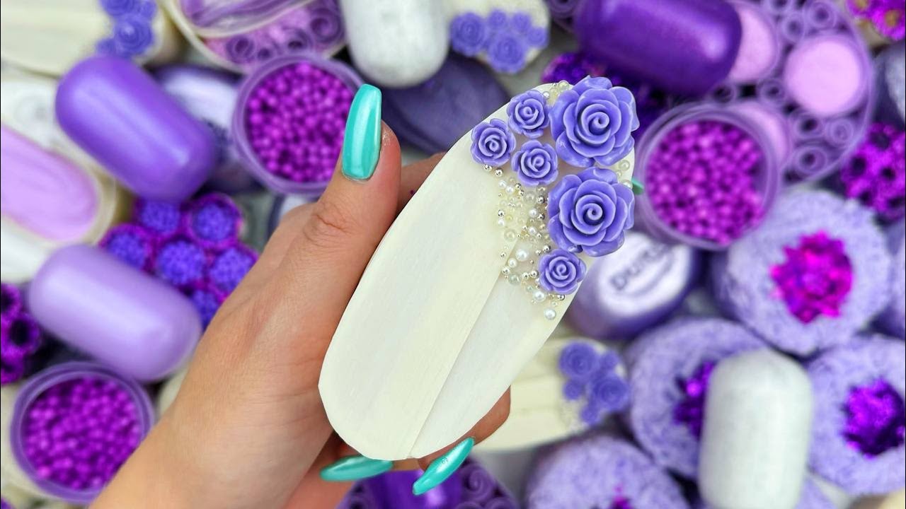@AllaAsmr ASMR★Soap boxes with foam glitter & starch★4K★