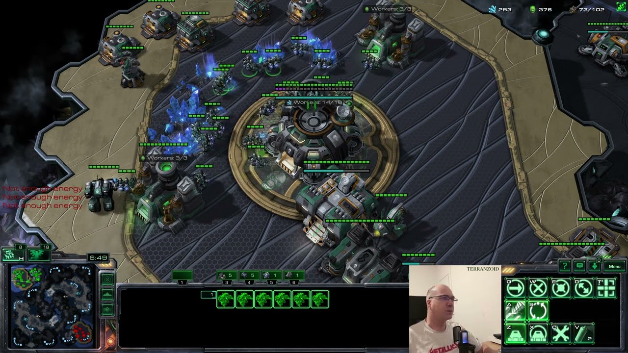 StarCraft II in 4k: Authentic bronze to GM, F2 Disabled: Platinum 3, 2520 +64 MMR