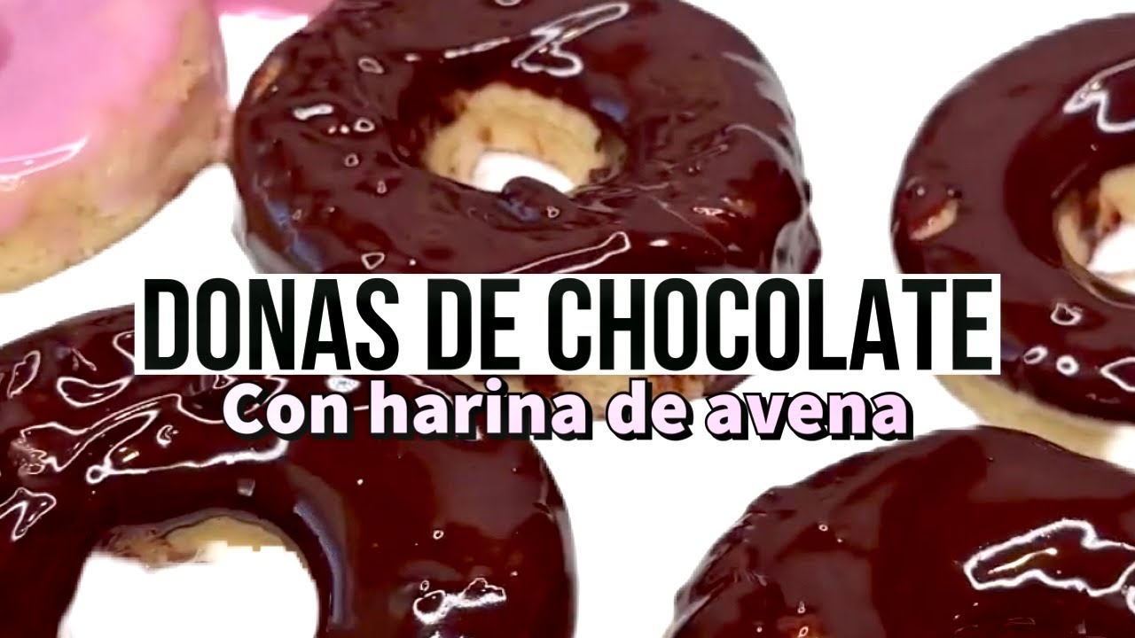 DONAS SALUDABLES SIN HORNO | CON HARINA DE AVENA