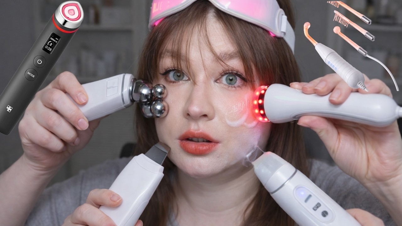 Роллер, Дарсонваль, Scrubber, Medicube Age R Booster Pro, RF, микронидлинг — честно и по науке