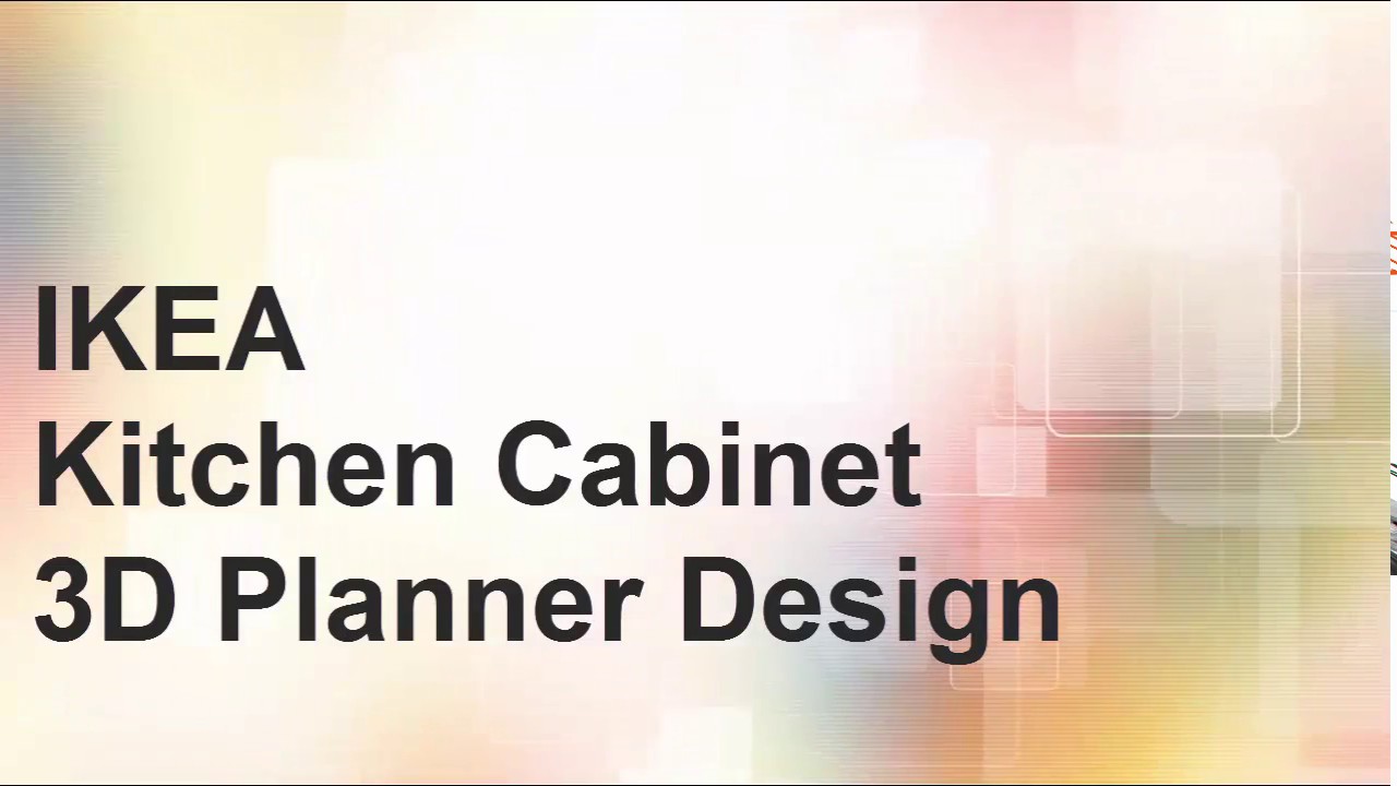 Ikea Kitchen Cabinet 3D Planner Design