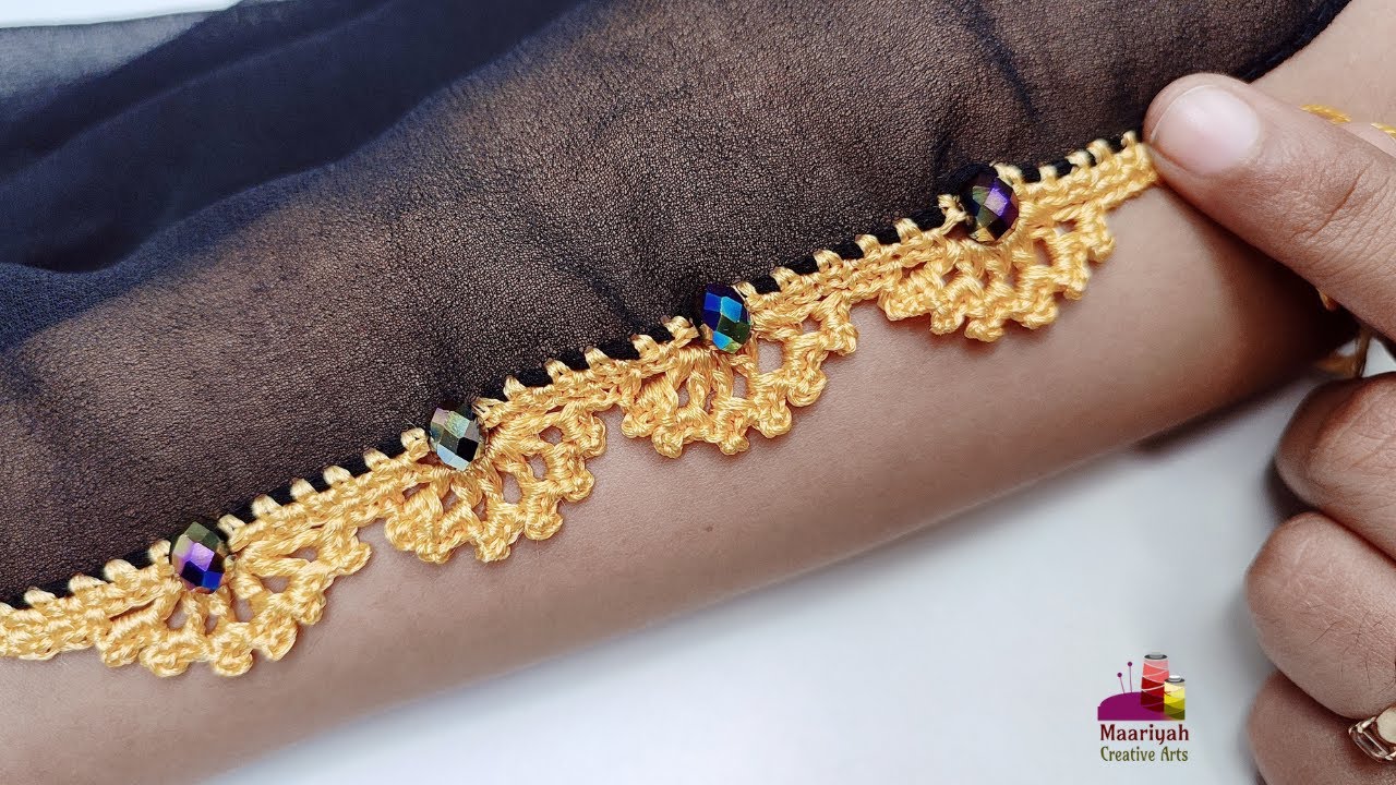 Beautiful Crochet Border Lace | Dupatta कुरैशिया Edging  قریشیہ سے لیس بنائیں۔ | Qureshia Design 614