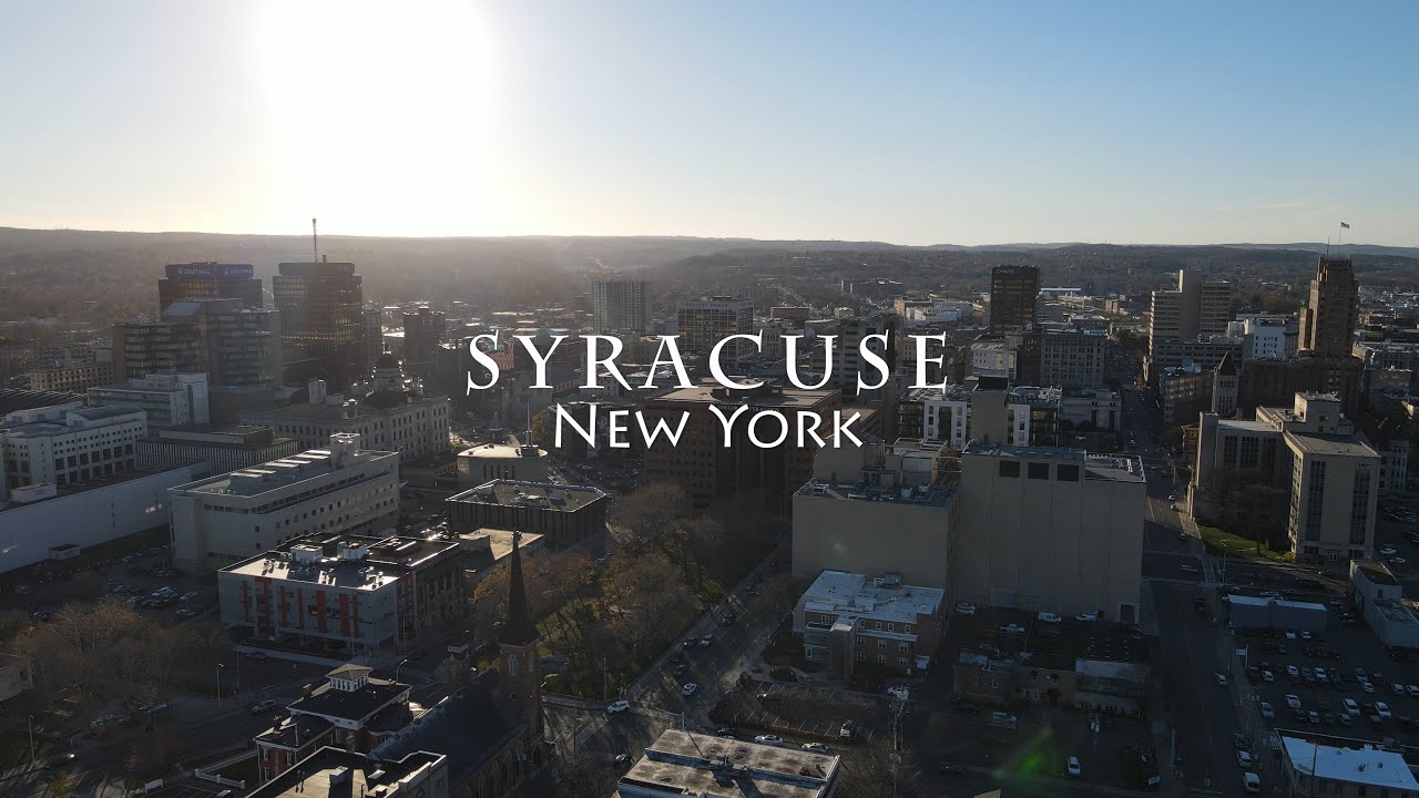 Syracuse, New York - [4K] Drone Tour