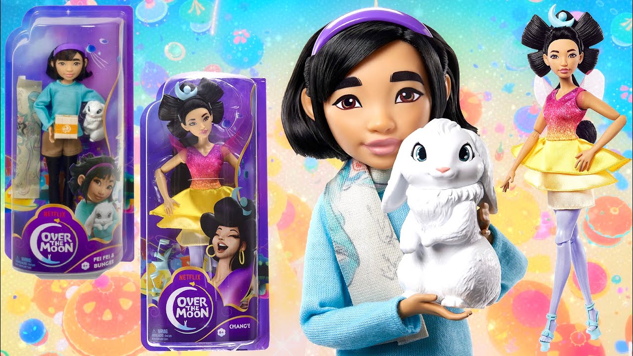 Over the Moon: Fei Fei and Chang’E dolls by Mattel  (Review & Unboxing) Netflix