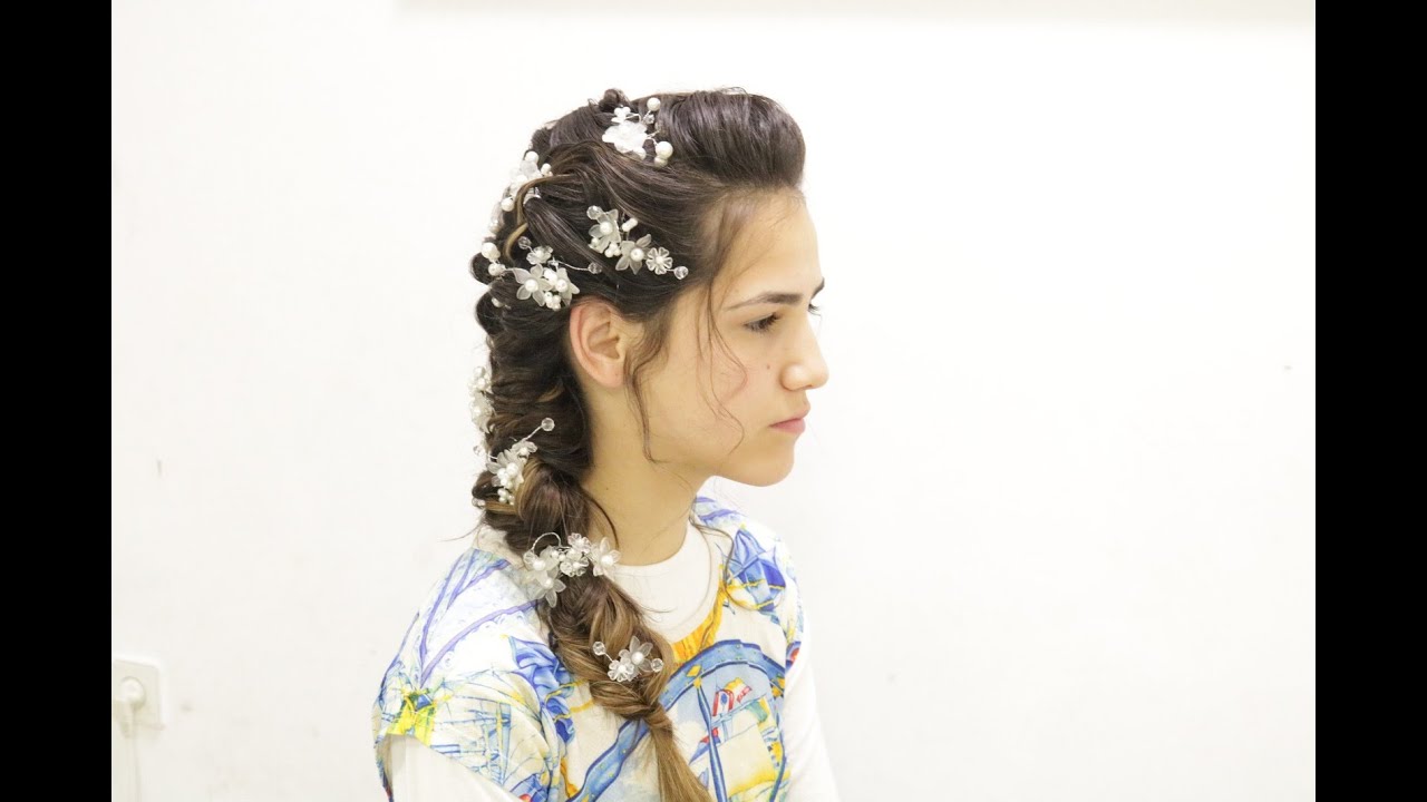 צמת אלזה צידית  Elsa lateral braid