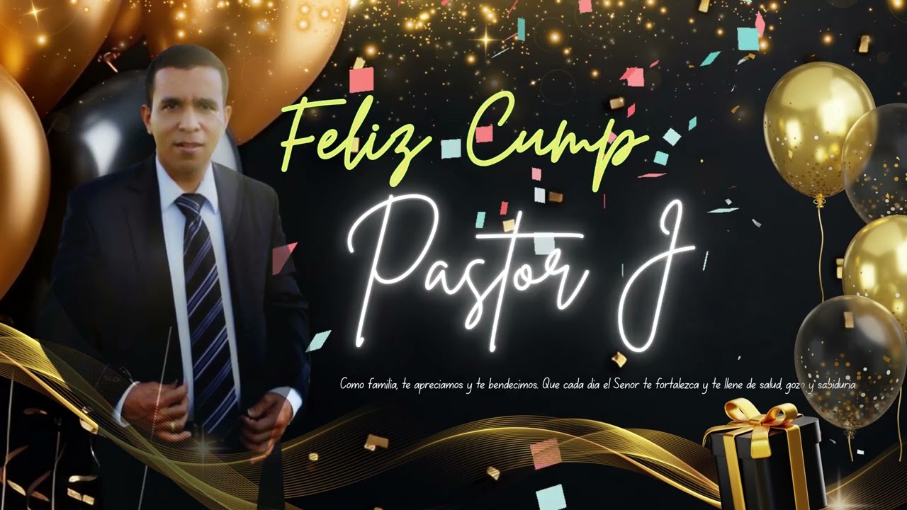 🎉✨ Homenaje de cumpleaños al Pastor Jairo Quevédo ✨🎉