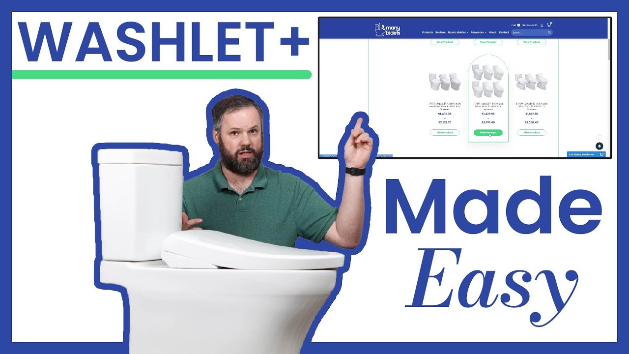 Множество биде облегчают выбор TOTO Washlet+ с помощью сравнительного руководства