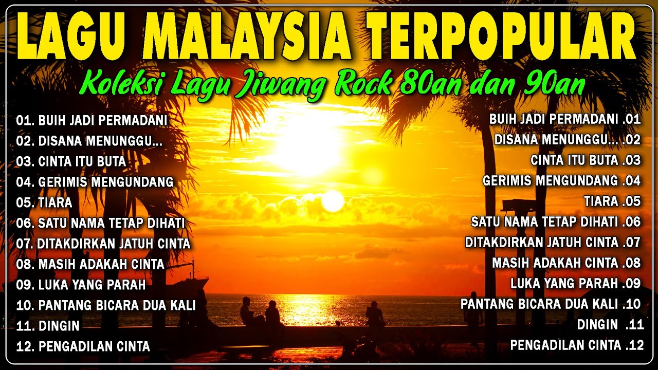 Lagu Malaysia Lama Populer 🎂 Malaysia Full Album 🍦 Temui Lagu Slow Rock Malaysia 90an Menyentuh Hati