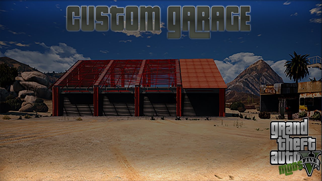 GTA 5 Garage At Sandy Shores Airfield (3d Model Converted)