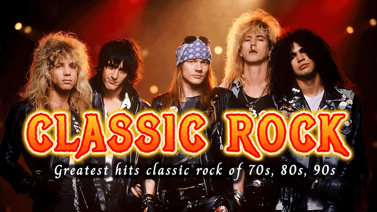 Aerosmith, Nirvana, ACDC, Queen, Bon Jovi, Scorpions, Guns N Roses 🔥 Best Classic Rock  Playlist