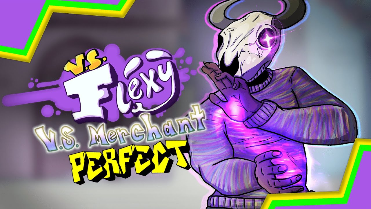 Friday Night Funkin' - Perfect Combo - V.S. Flexy [V.S. Merchant Update] Mod + Cutscenes [HARD]