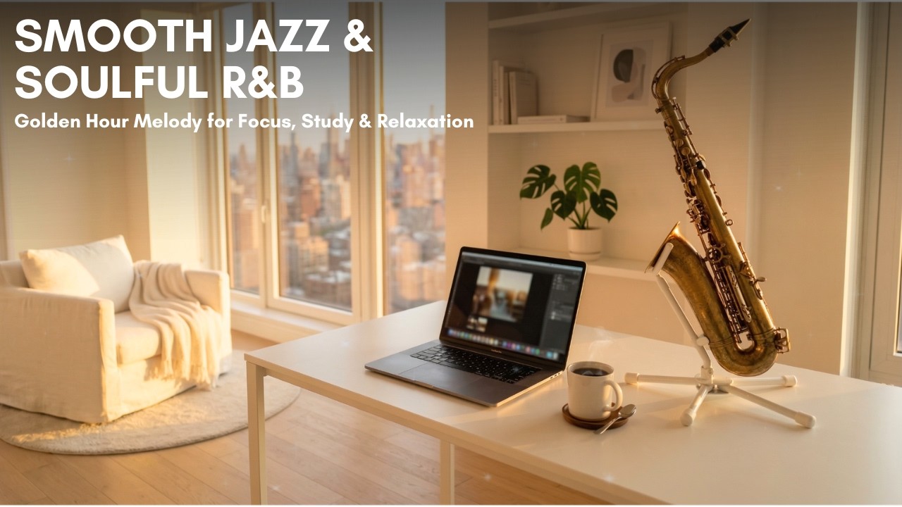 Golden Hour Smooth Jazz & Soulful R&B for Study & Focus 🌅