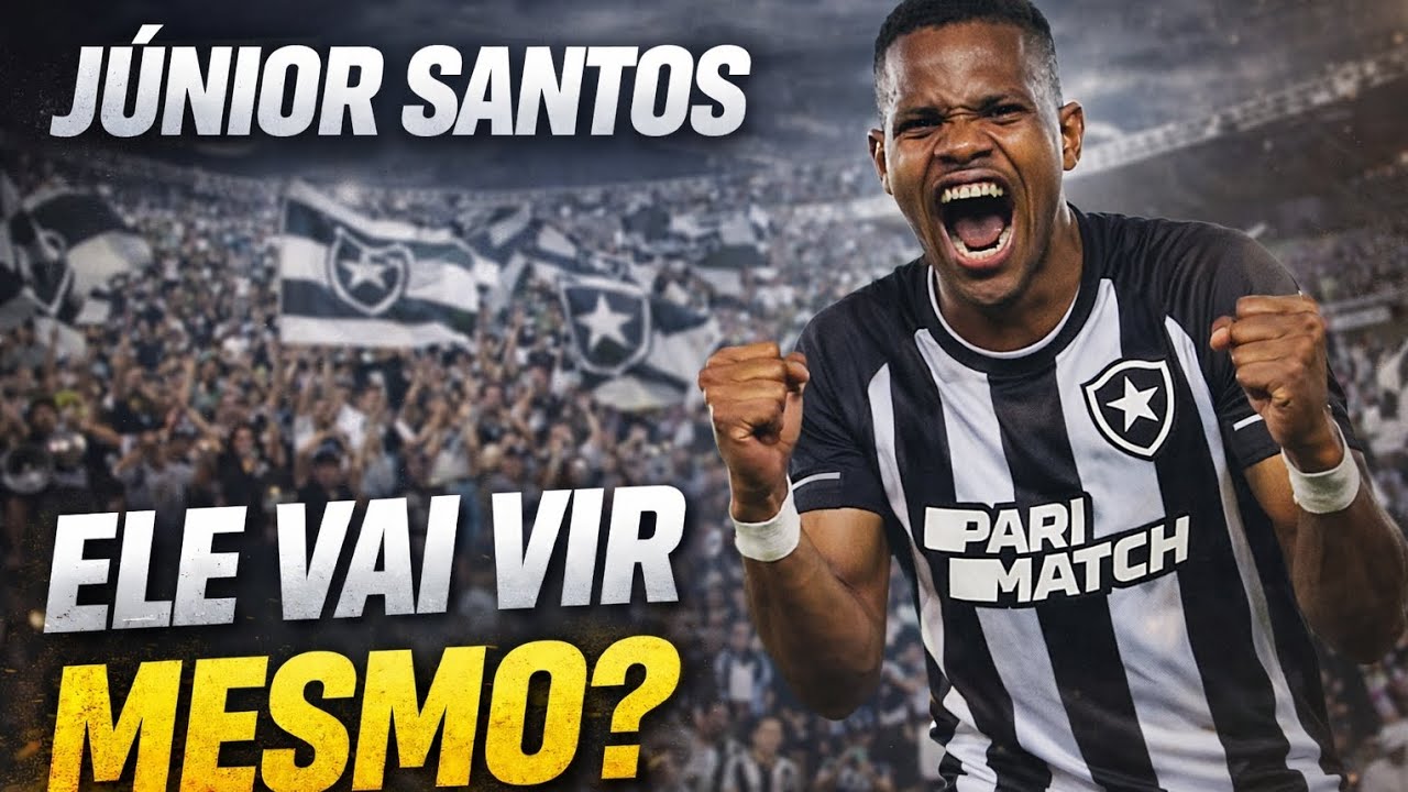OFICIAL! JÚNIOR SANTOS ESTÁ DE VOLTA AO BOTAFOGO! 🔥⚫⚪