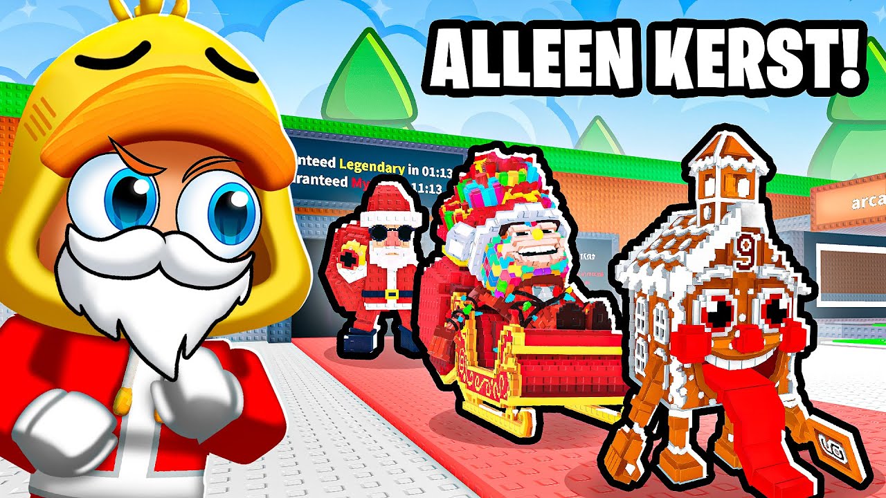 Van 0€ Naar 1 TRILJOEN Met KERST BRAINROTS In Steal A Brainrot! (Roblox)