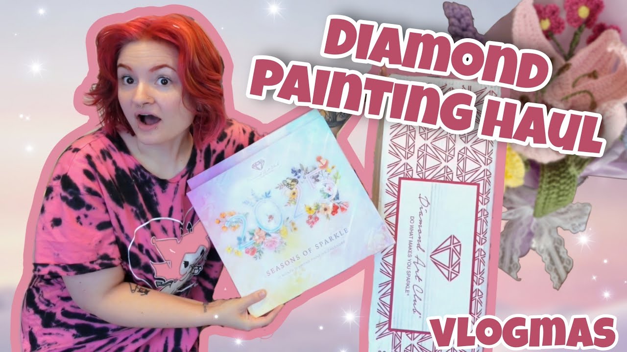 HUGE DIAMOND ART HAUL, & MORE PRESENTS  🎁✨ | vlogmas 2024 |
