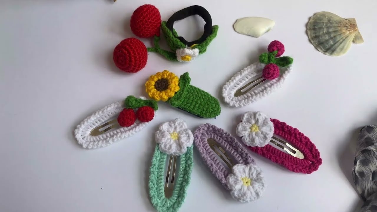 Cute Knit Buckles #colorfulhairclips #giftforkids #handmadebuckles #giftforwoman #HairAccessories