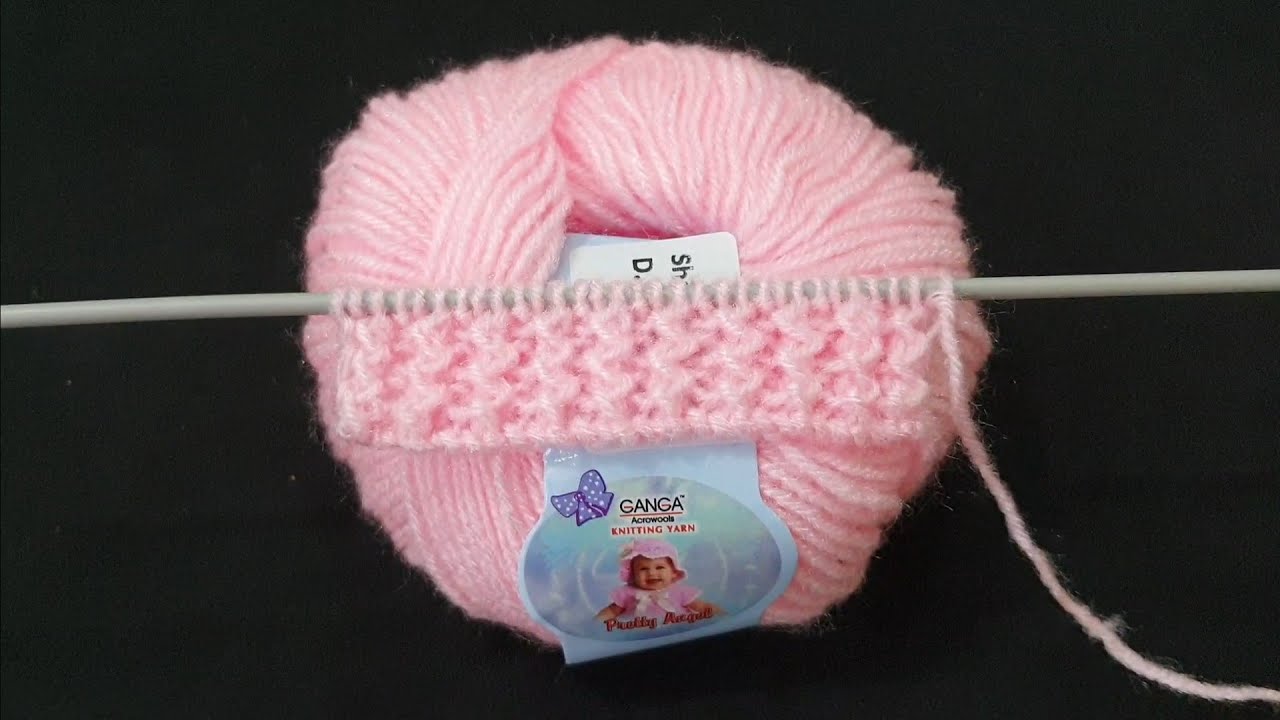 New Knitting Pattern for Baby Sweater/Cap/Top/Border