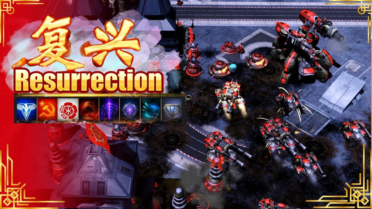 Red Alert 3 [Resurrection]- Soviet Union vs Insane AI | 1 vs 2 | Skirmish