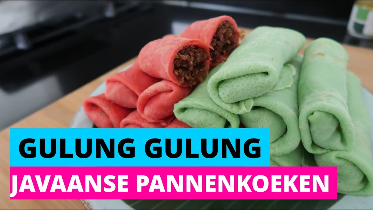 Traditionele Javaanse lekkernij |GULUNG GULUNG| Javaanse pannenkoeken | AIDASMORE