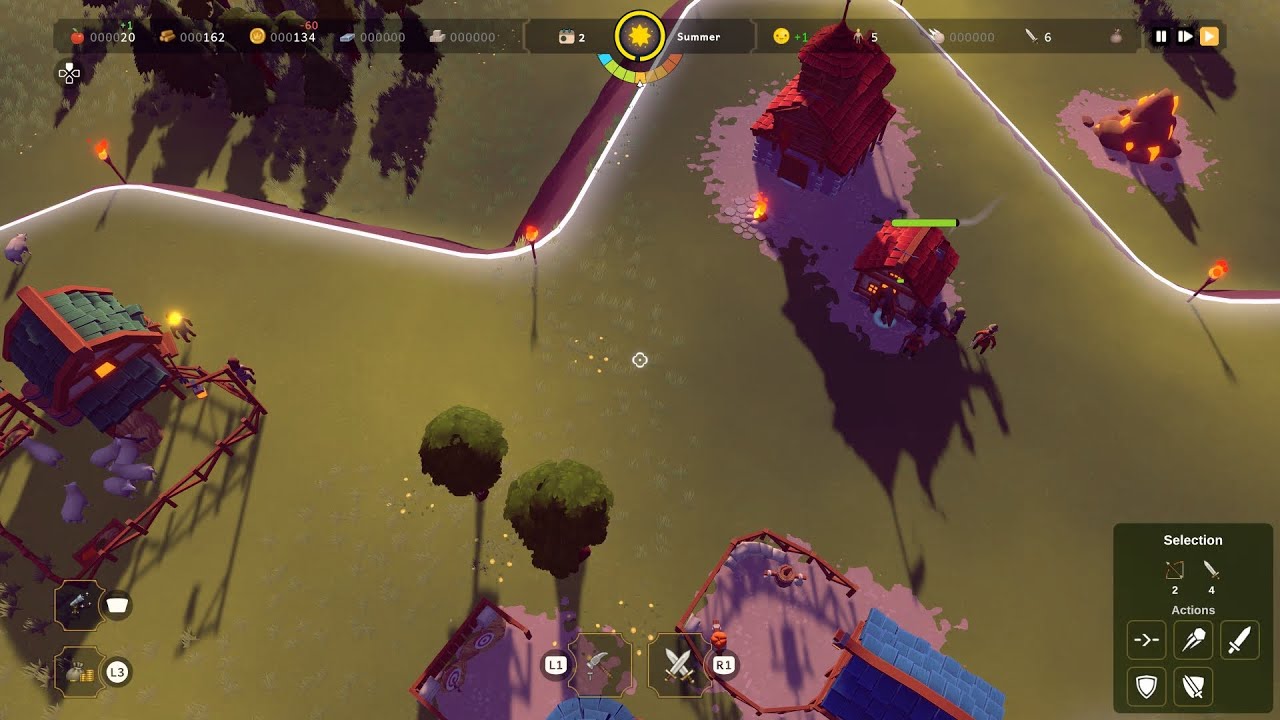 Becastled Gameplay 🏰 PS5 - Nifty strategy game