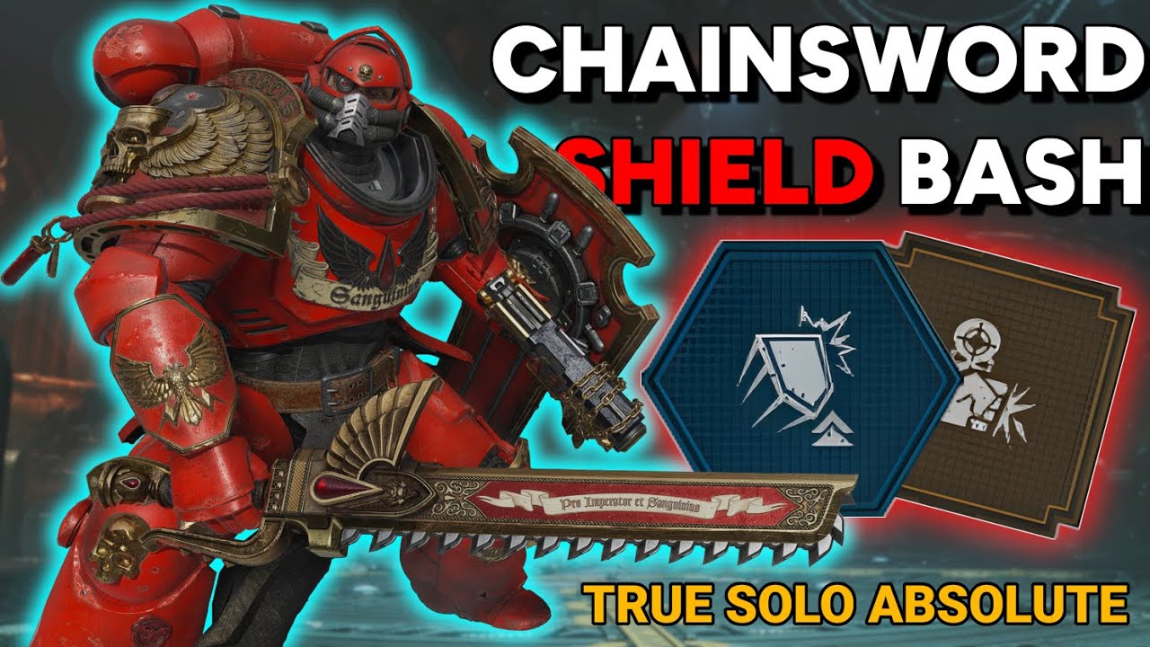 Bulwark CRACKS Tyranid Skulls With Shield Bash Build - True Solo Absolute | Space Marine 2
