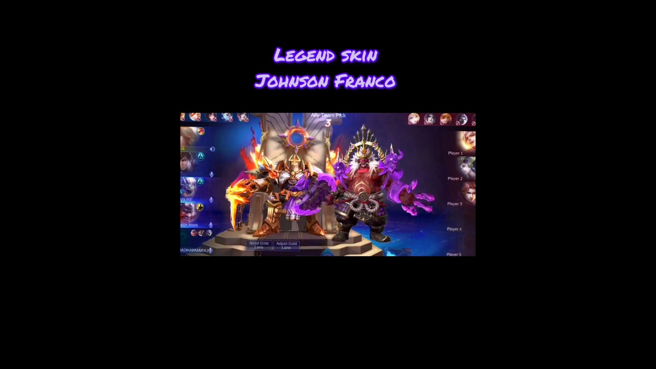 Johnson Franco🔥 legend skin 😍#mlbb #mobilelegends #mlbbshorts #mvpfranco #franco #mlbbindia #shorts
