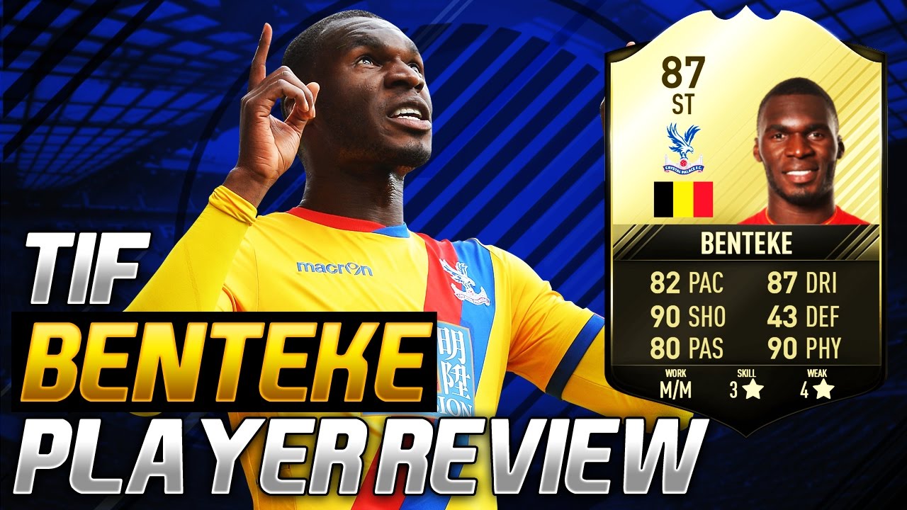 TIF BENTEKE PLAYER REVIEW FIFA 17!!!(87)