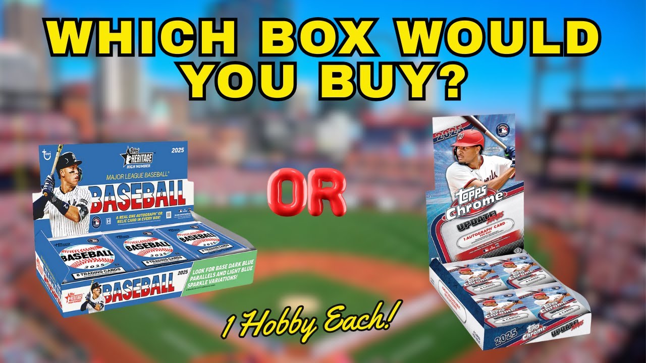 Two Hobby Boxes, One Big Auto?! Heritage High Number & Chrome Update Break