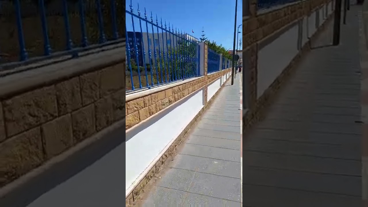 Cemetery in the center of the city of imzouren, Morocco
