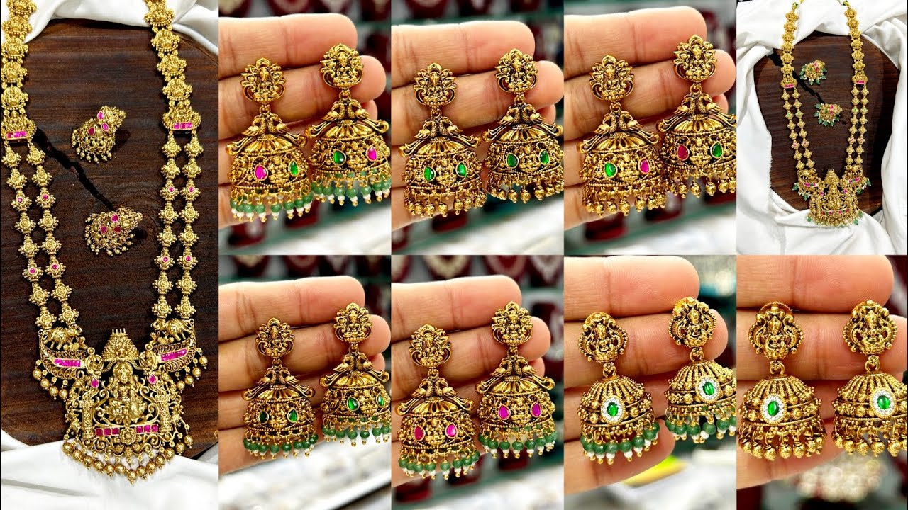 1 Gram Gold Jewellery with  Price || ఇవి వేసుకున్నారంటే బంగారమే అని అంటారు....Huge collection..#yt