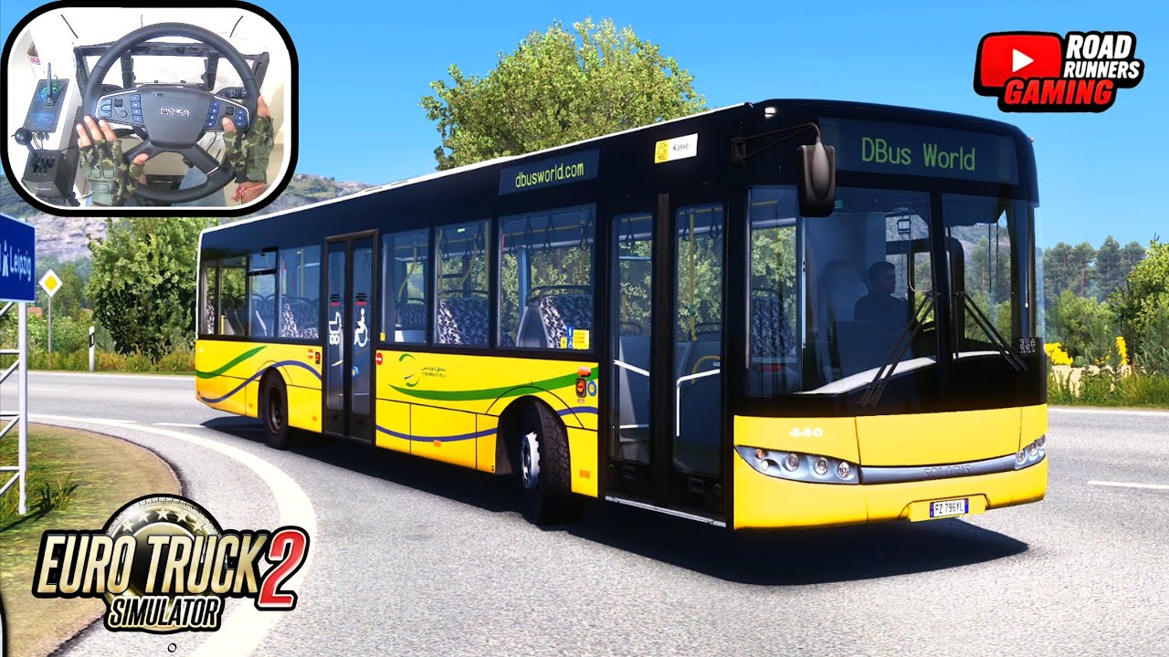 ETS2 Solaris Urbino | Realistic Relaxing Bus Drive through Germany | Euro Truck Simulator 2
