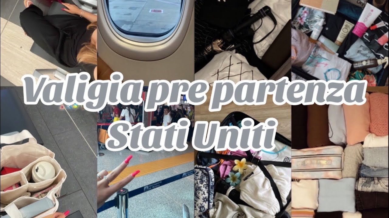 Valigia pre partenza Stati Uniti 🇺🇸