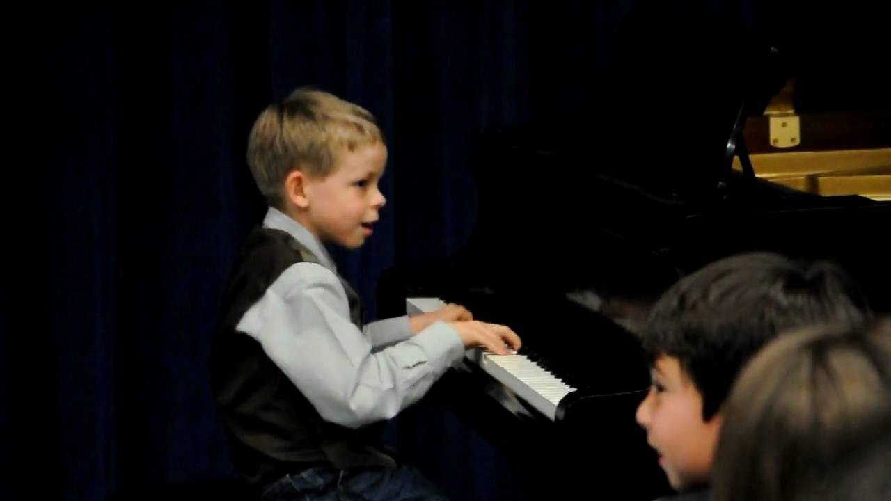 James Shawcross at the same recital as Katie's
