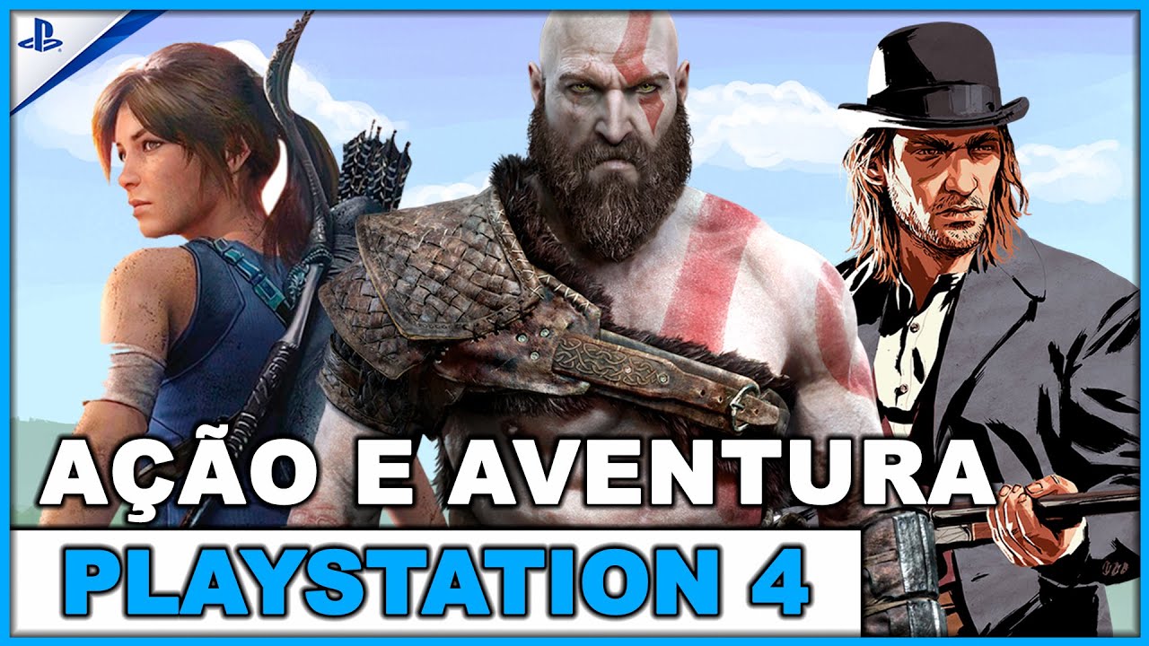 OS 40 MELHORES JOGOS DE A&Ccedil;&Atilde;O E AVENTURA PARA PS4 || JOGOS PS4