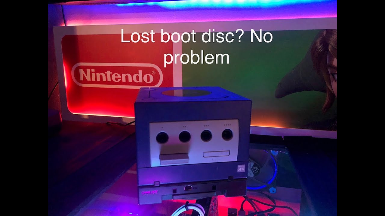 Nintendo Gamecube Gameboy Player: No boot up disk option