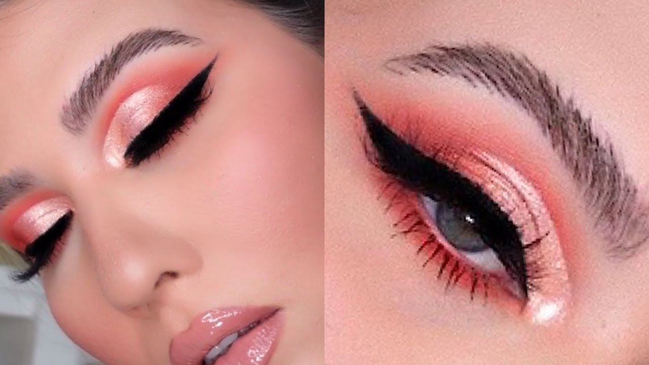 Coral Cut-Crease Tutorial || Using ColourPop 