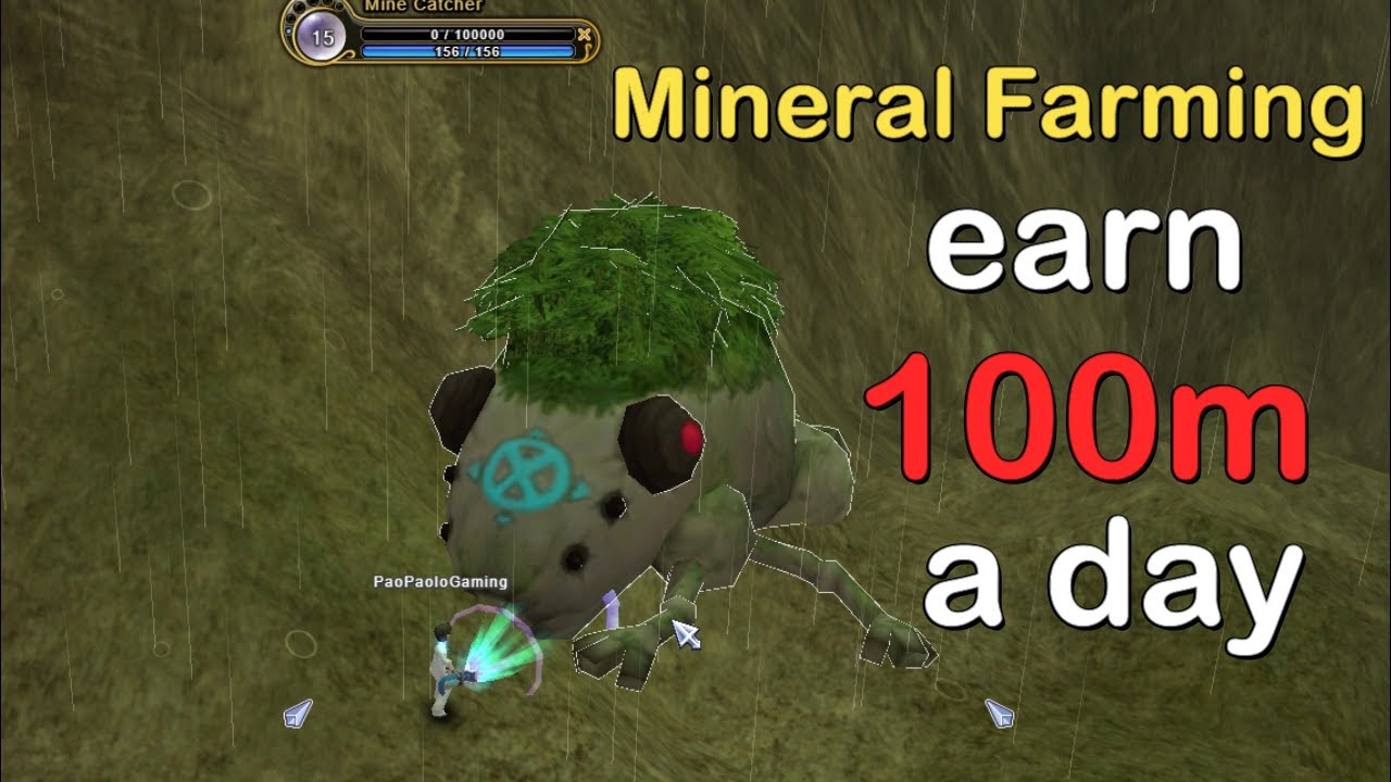 Mineral Farming earn 100m a Day | Flyff Universe